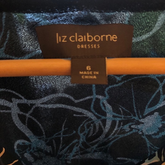 Liz Claiborne shell dress 20s style low belt - Picture 7 of 11